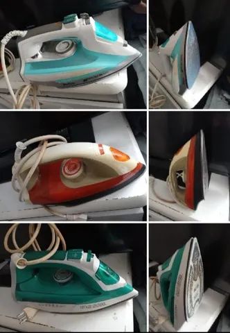 Lote com 10 ferros de passar 220v.( Para consertar)
