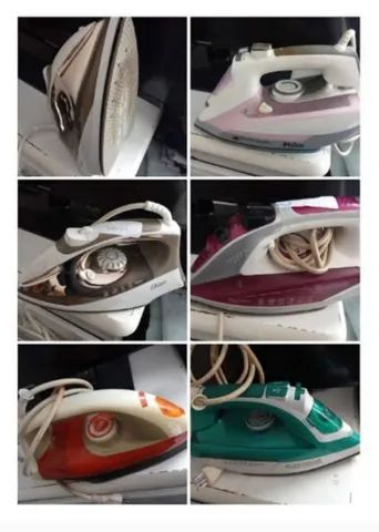Lote com 10 ferros de passar 220v.( Para consertar) - Foto 3