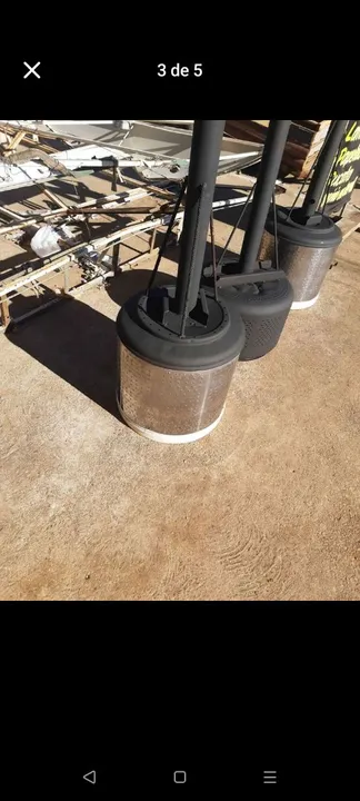 Lixeira de rua super reforçada
