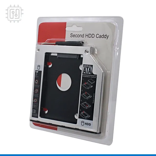 Adaptador Dvd Para Hd Ssd Notebook Drive Caddy 12,7mm Sata