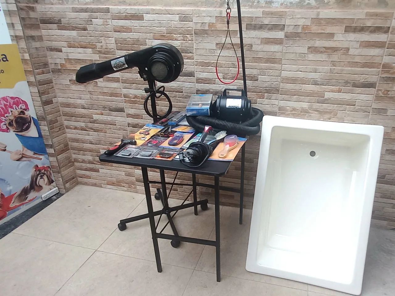 Vendo kit pra montar banho e tosa . - Foto 2