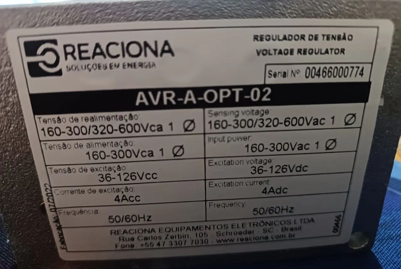 Regulador de Tensão Analógico para geradores - Foto 2