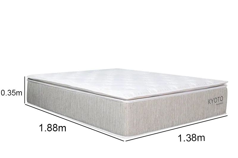 Colchão Casal Kyoto D33 e Molas Ensacadas rf443 - Foto 2