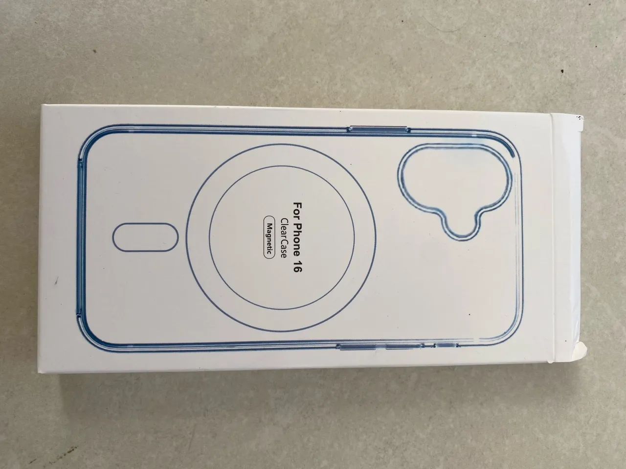 Capinha Magnética Transparente para iPhone 16