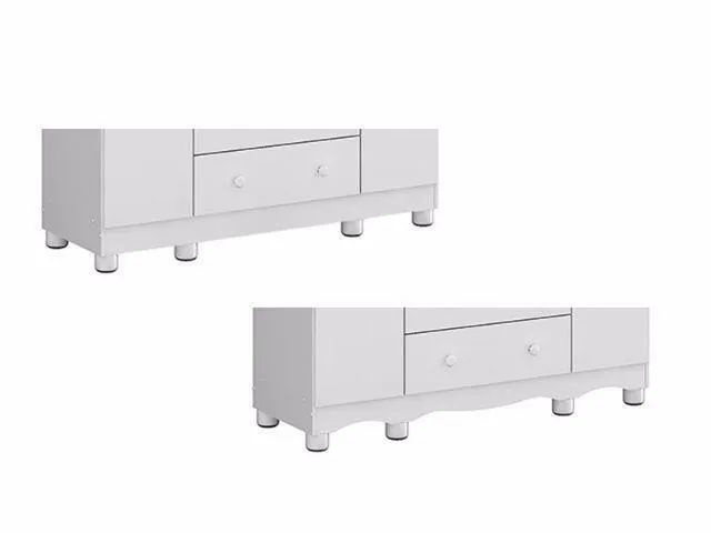 Guarda Roupa Infantil 4 Portas Junior (Novo) - Foto 4