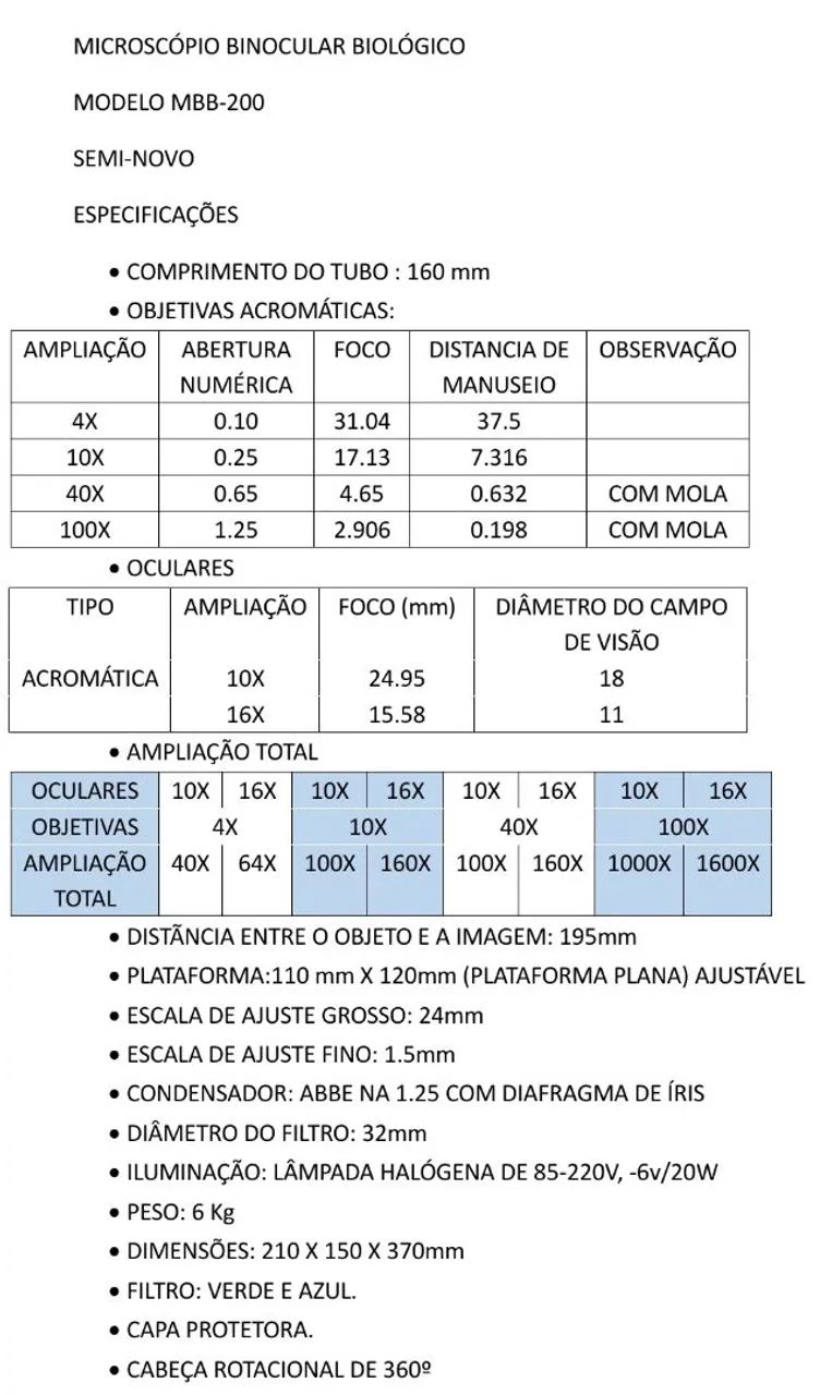 Microscópio Binocular Biológico - Foto 6