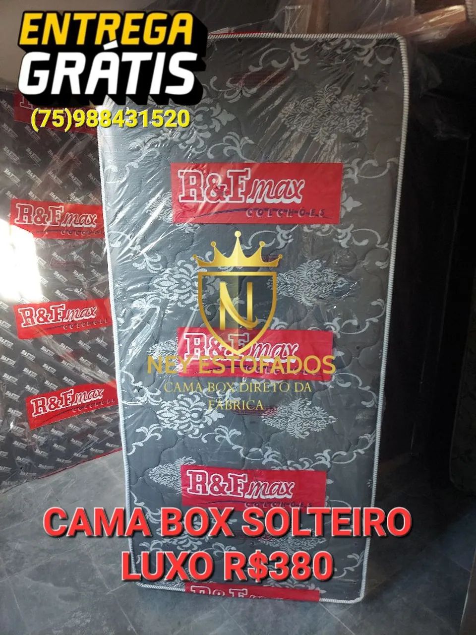 Colchão Casal Espuma Dupla - Entrega Grátis! - Foto 4