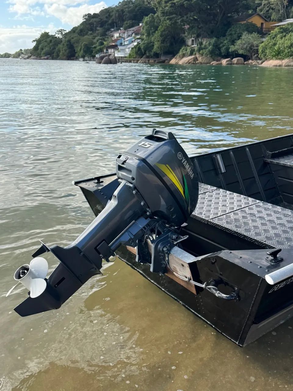 Barco de alumínio para pesca - Foto 3