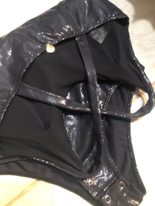 Body Preto purpurinado - Foto 5