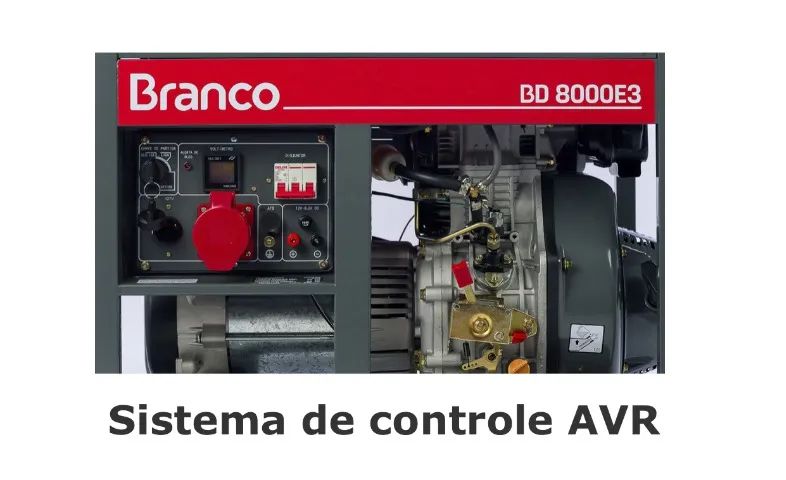 Gerador a Diesel BD8000E3 Trifásico 380 Branco - Foto 3