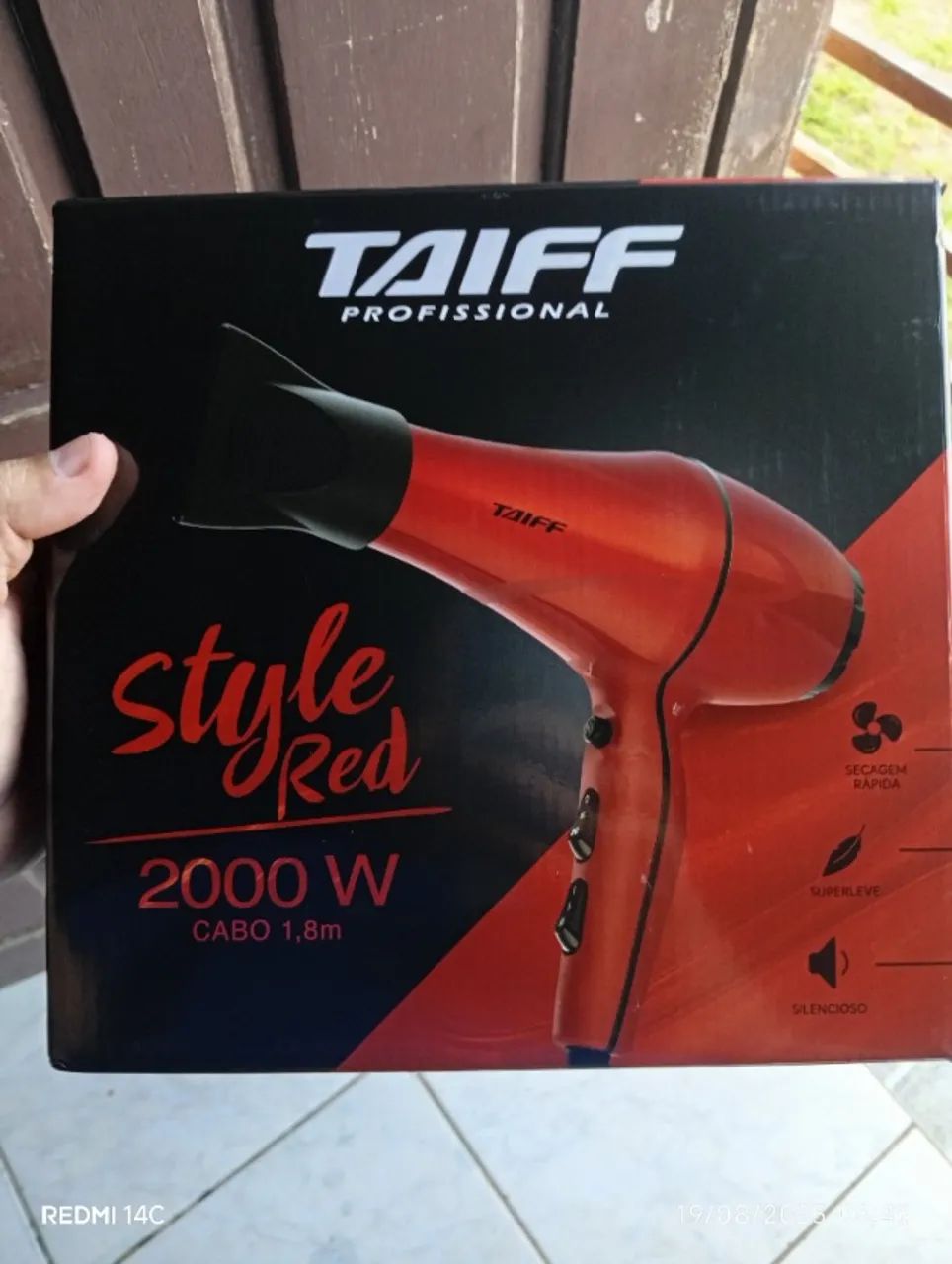 Secador TAIFF profissional novo