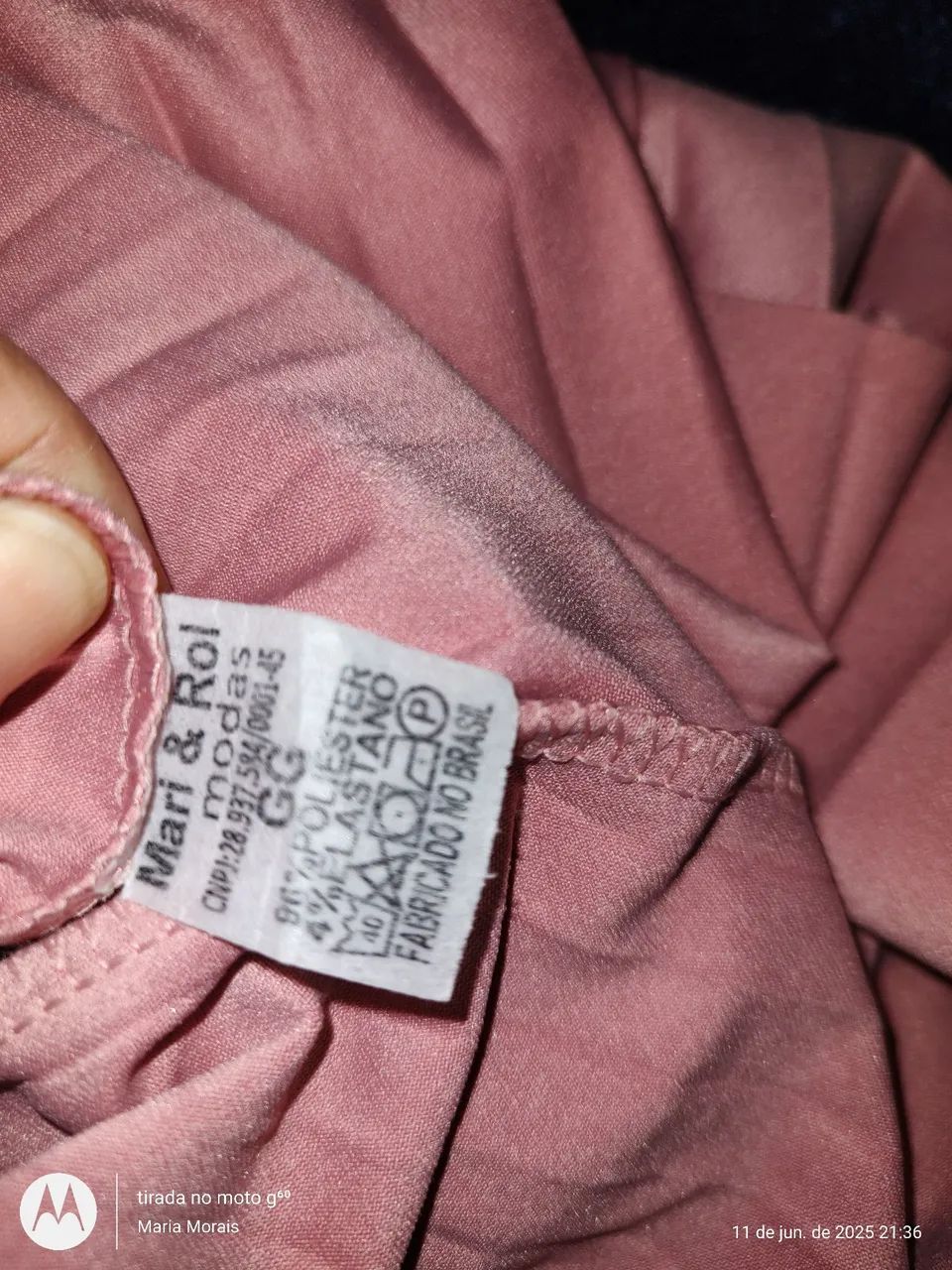 Vestido Rosa com Detalhe em Renda - Foto 4