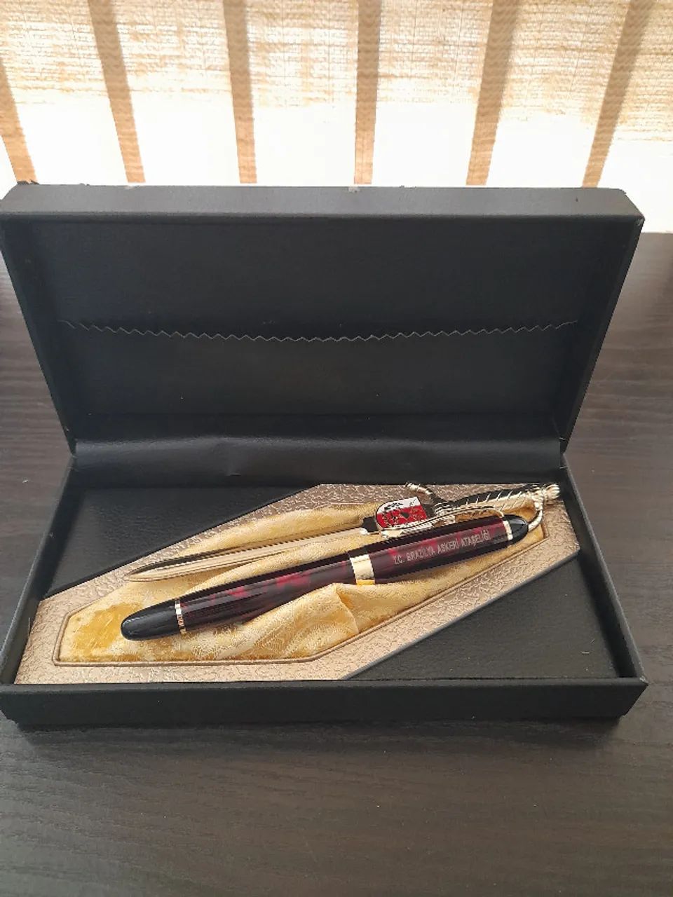 Caneta comemorativa de luxo com espada - Foto 4