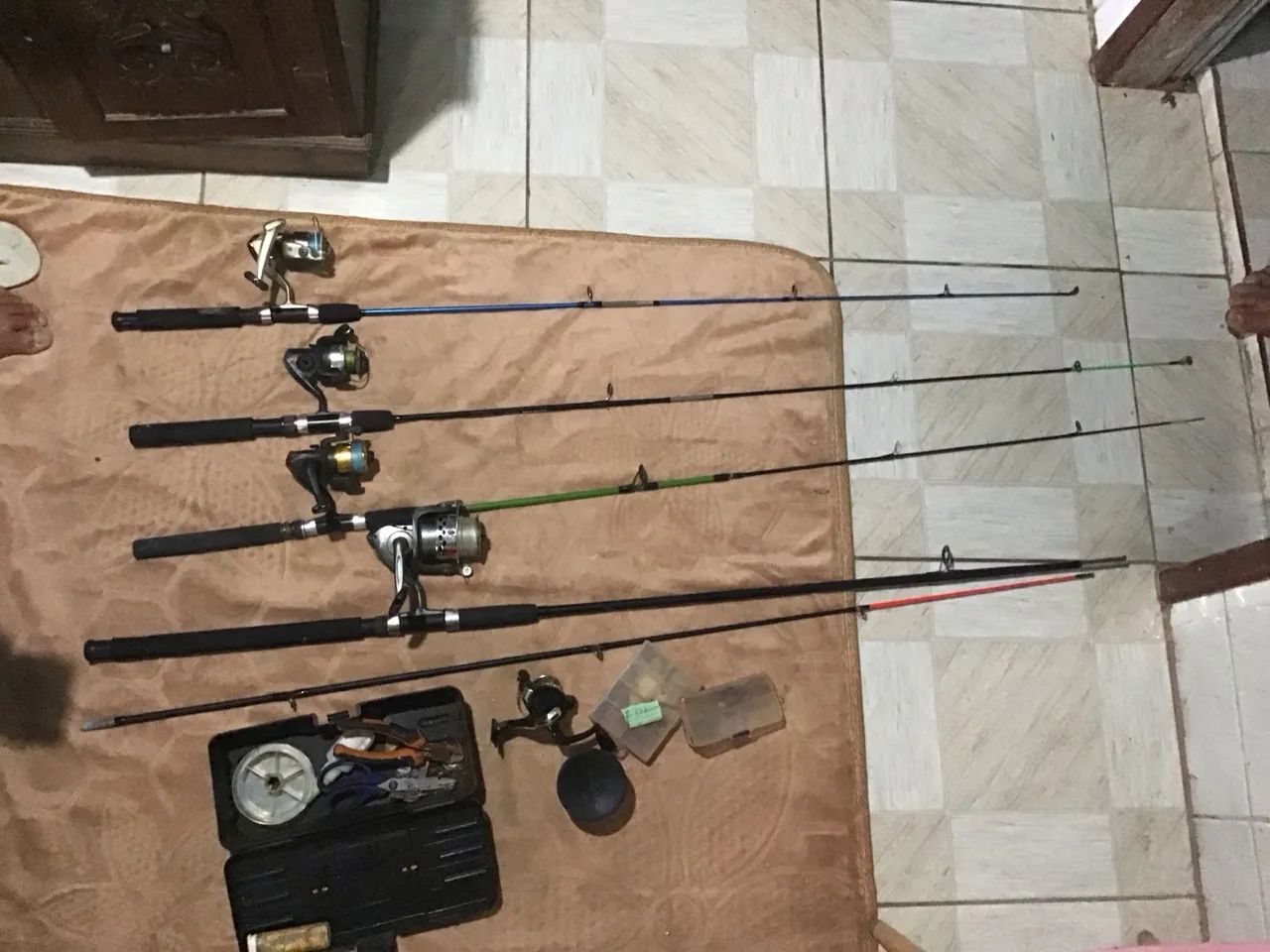 Kit de Varas de Pescar - 4 varas  - Foto 2
