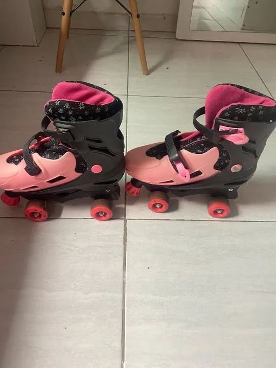 Patins usado calça até tamanho 39 - Foto 6