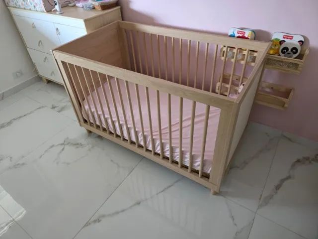 Berço Lilibee Haus Nature Palha