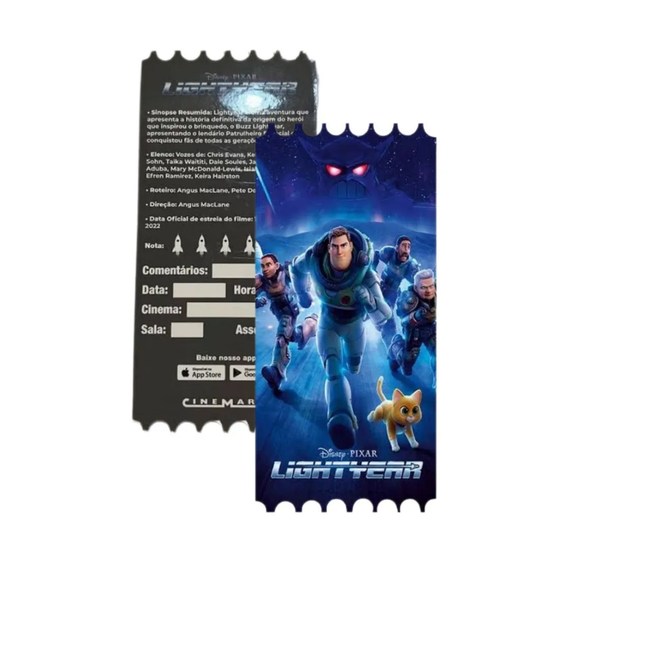 kit copo card bota buzz Lightyear toy story 4 Cinemark Disney Pixar nerd geek kids - Foto 2