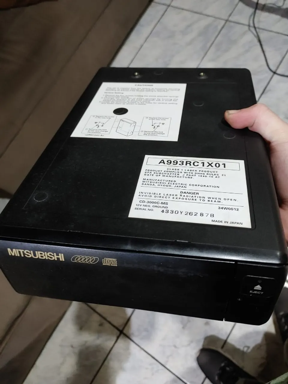 Disqueteira Mitsubishi 3000GT CD