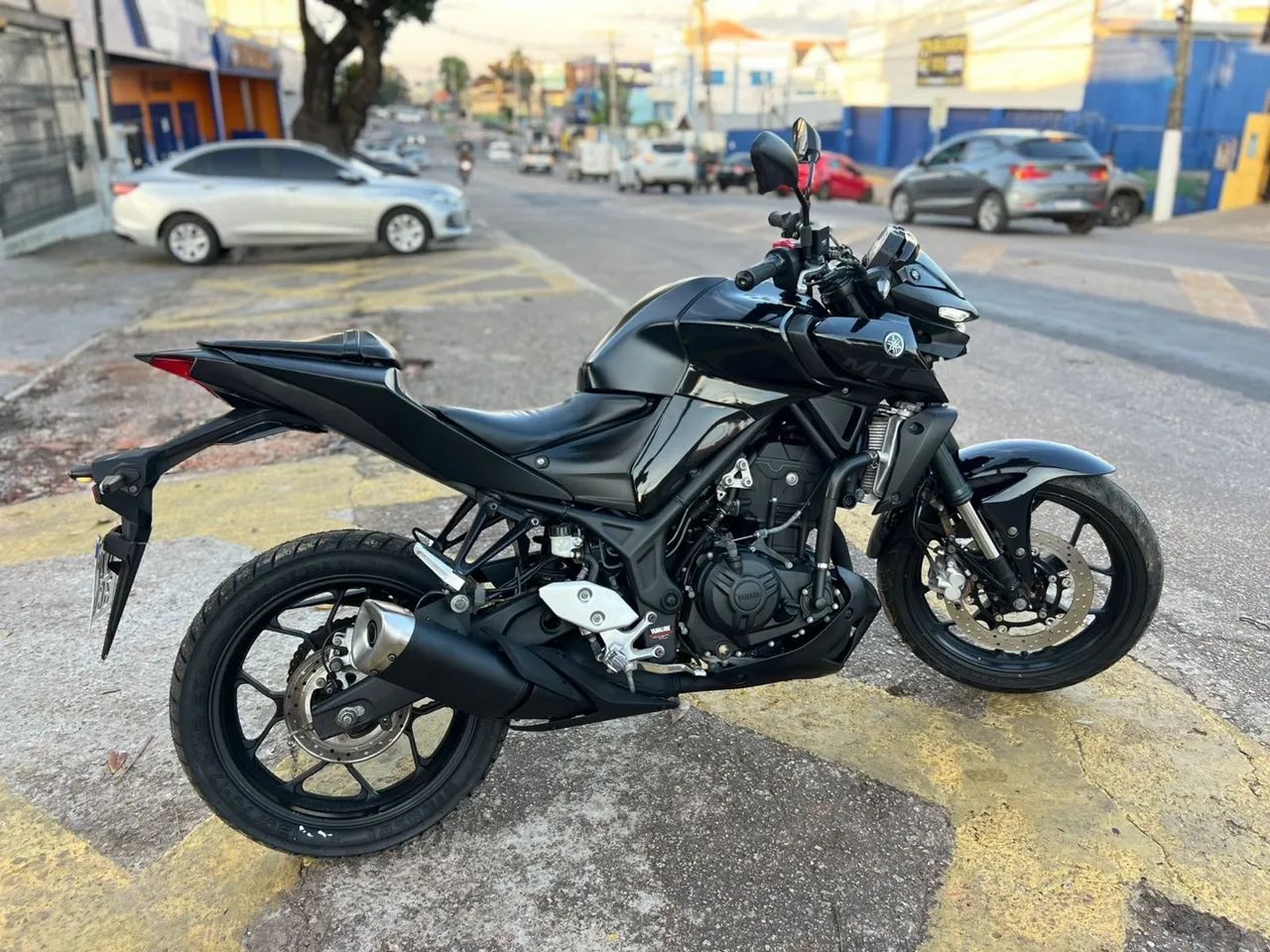 Yamaha mt03 321cc Ano: 2021/2021  Km: 28.000 Valor: 27.500$ - Foto 3