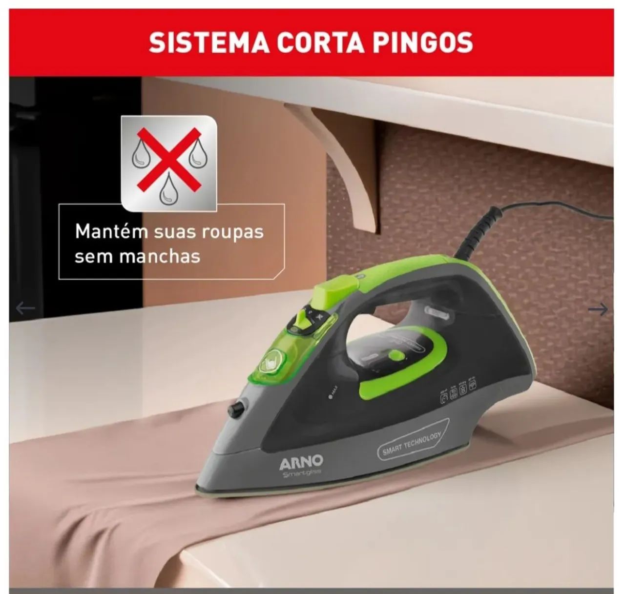 Ferro de Passar Roupa a Vapor SMARTGLIS ! - Foto 3