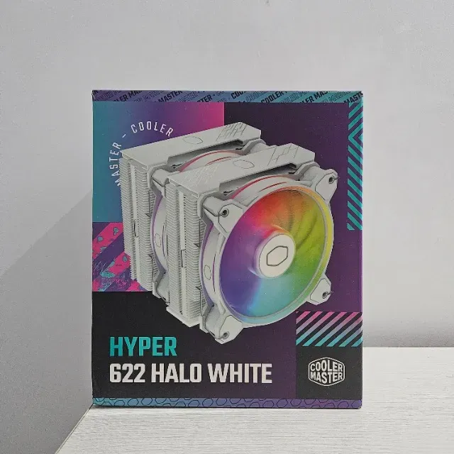(NOVO) Cooler Para Processador Cooler Master Hyper 622 Halo White, ARGB, 120mm, Intel-AMD