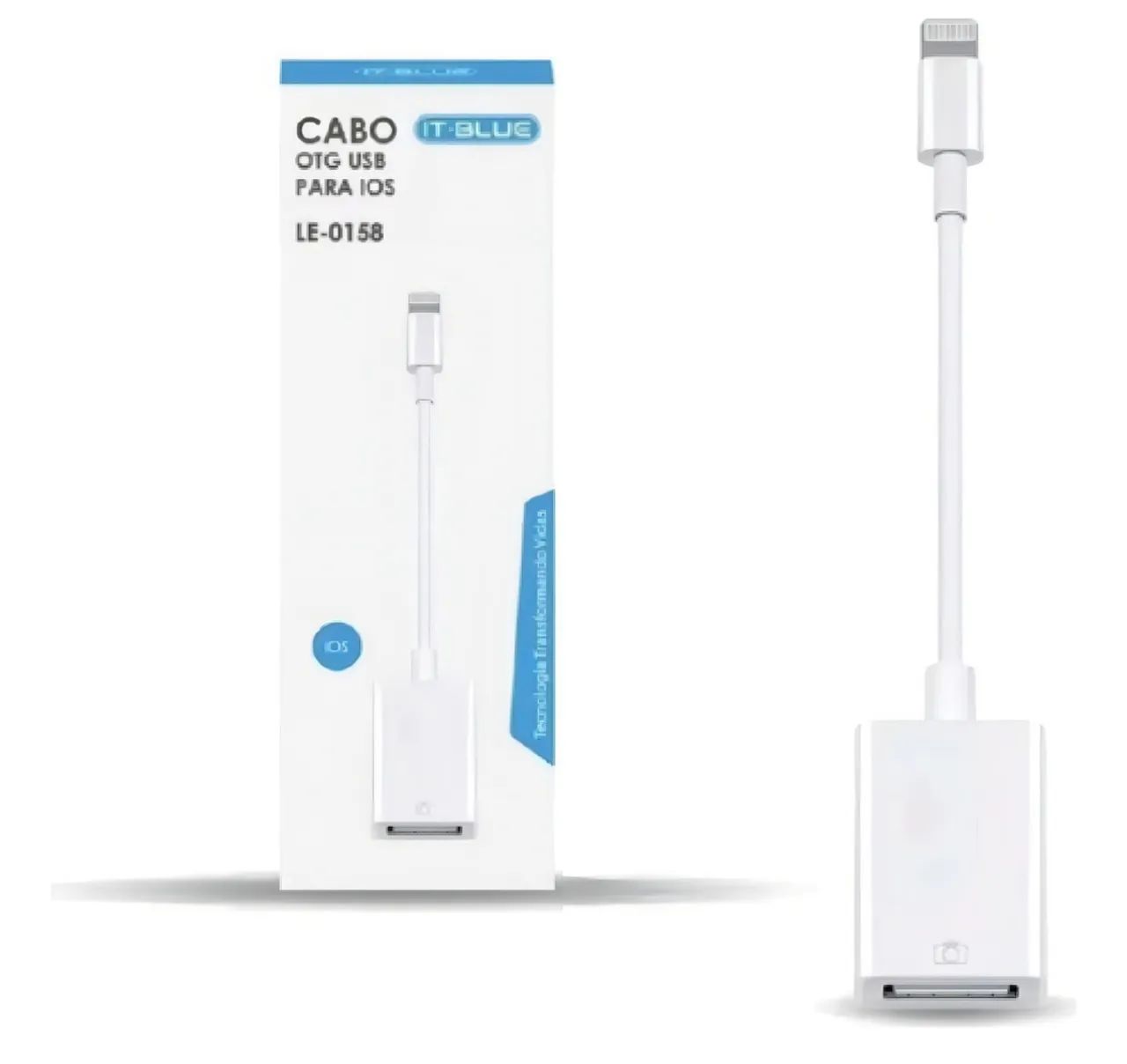 Cabo USB Lightning otg pendriver - Foto 2