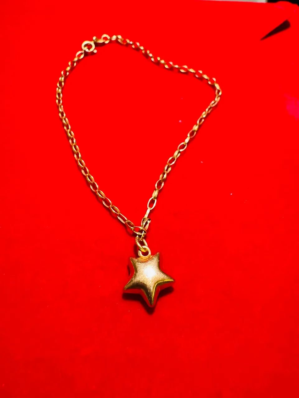Pulseira em ouro com pingente estrela  - Foto 3