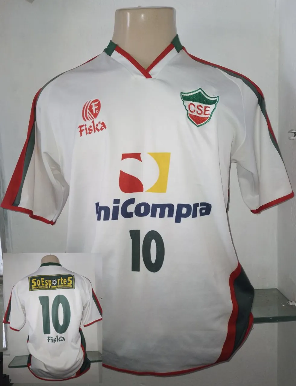 Camisa oficial CSE-AL Fiska 2000.