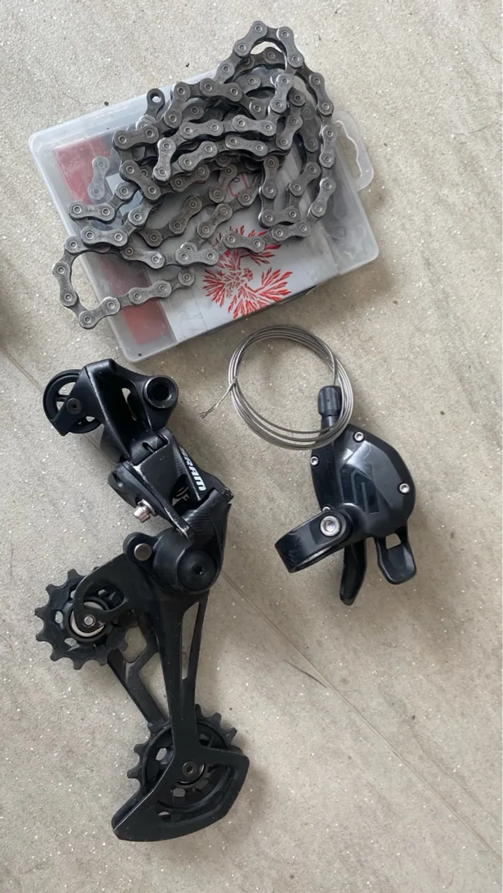 Kit de câmbio e corrente SRAM para bicicleta