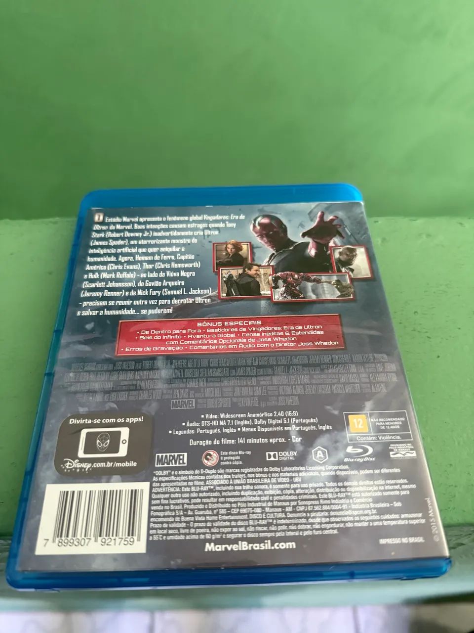Bluray - Vingadores a Era de Ultron  - Foto 3