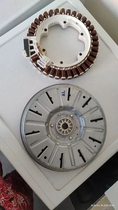 Peças para máquina de lavar - Motor e Tampa