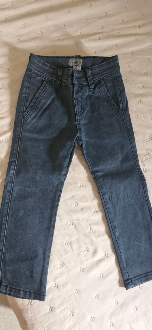 Calça Jeans Infantil - Azul Escuro