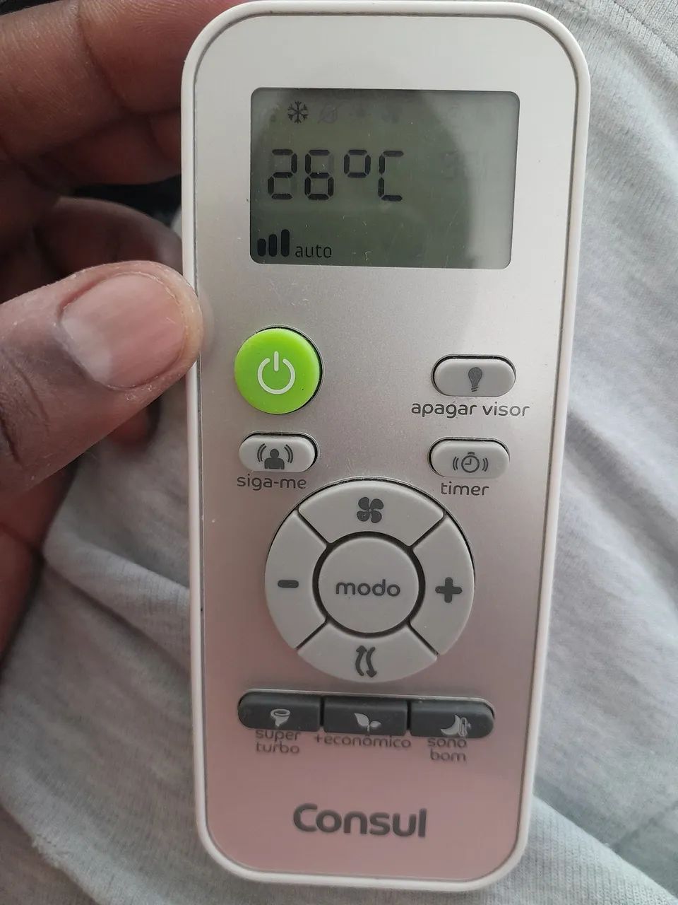 Controle de ar-condicionado consul original 