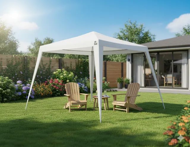 Tenda Gazebo 3x3 Metros Branca Belfix - Foto 3