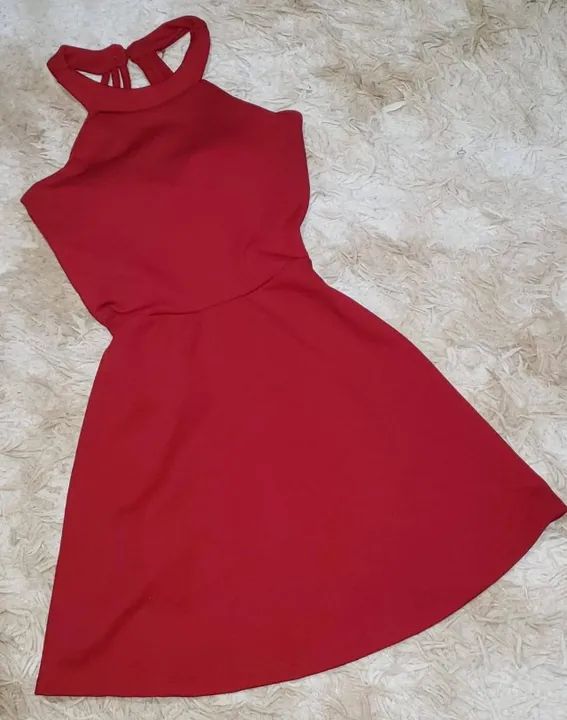 Vestido (Cor VINHO) tamanho único. - Foto 2