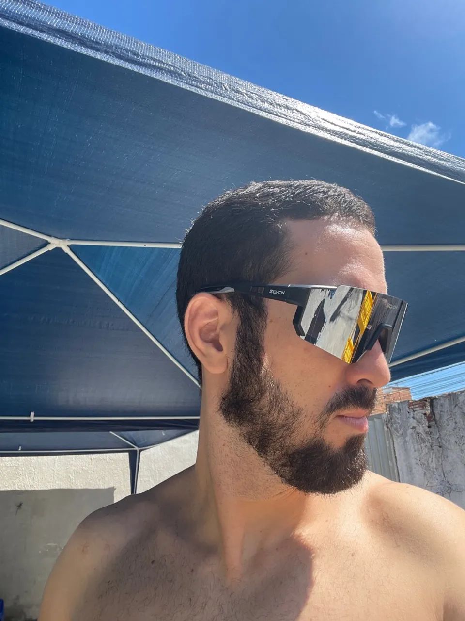 Óculos Scvcn prateado prata  - Foto 5