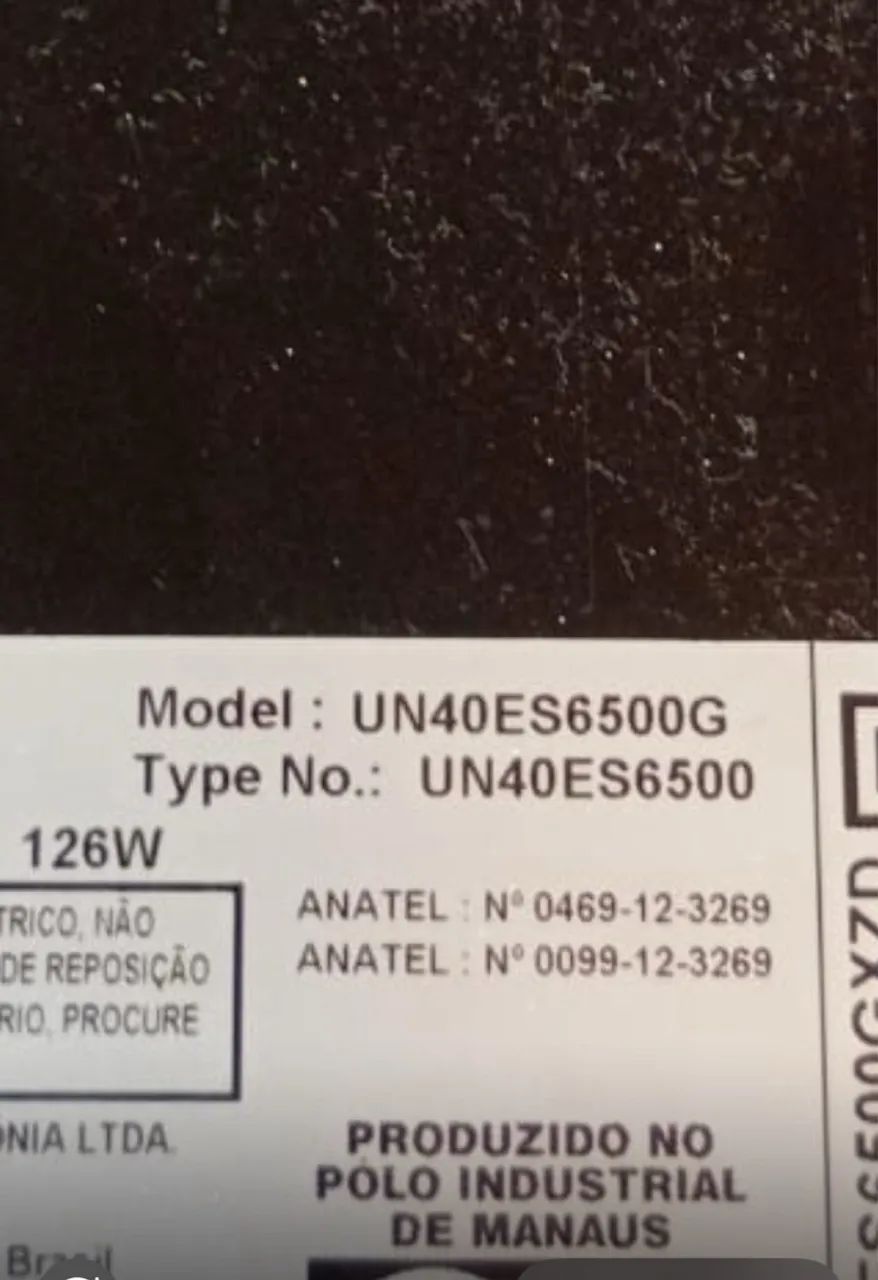 Tv Samsung 40 polegadas c defeito na placa 300,00 - Foto 3