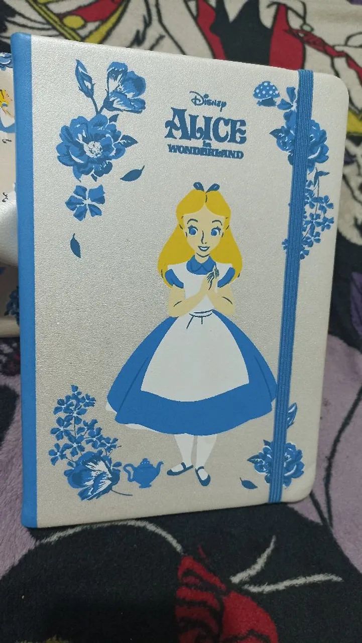 Kit caderneta e estojo Alice  - Foto 2