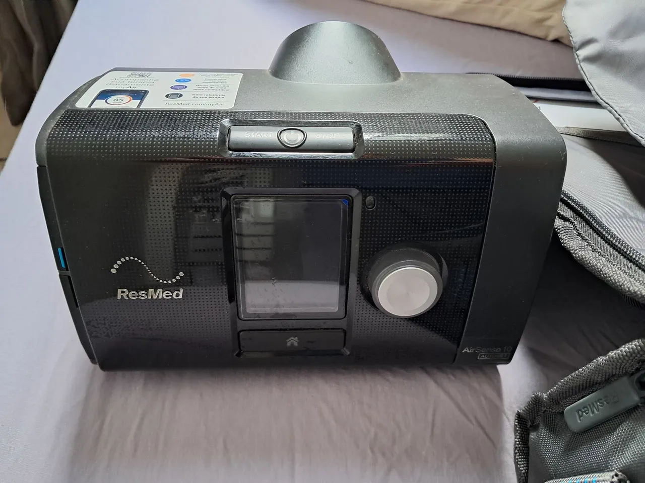 Cpap Resmed AirSense 10 Auroset automático com umidificador Semi-novo