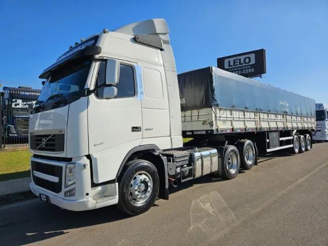 Volvo FH 460 6x2 Globetrotter Ano 14 teto alto aut + Graneleiro Randon Ano 16 12.40 x 1.80 - Foto 8