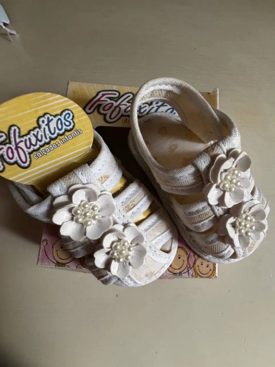 sandalia bebe detalhes floral  - Foto 2