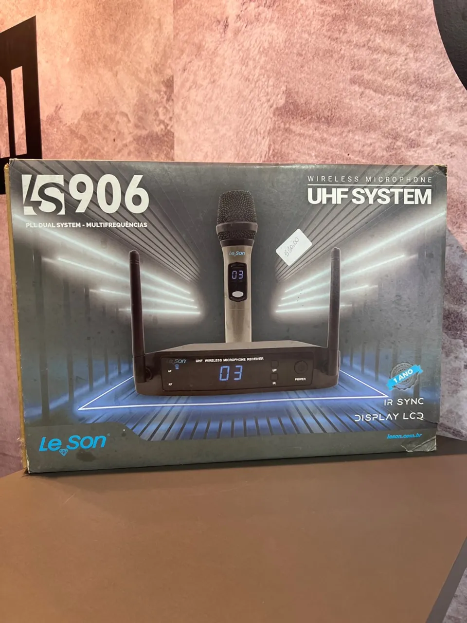Microfone Sem Fio UHF Le Son LS906 - Kit Completo
