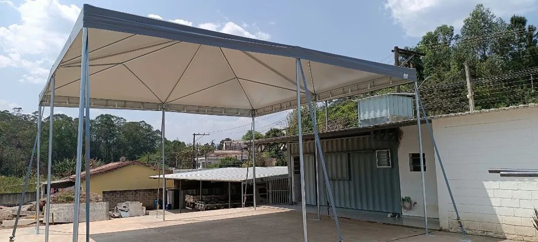 Tenda Piramidal 8x8 Galvanizada A Fogo - Foto 3