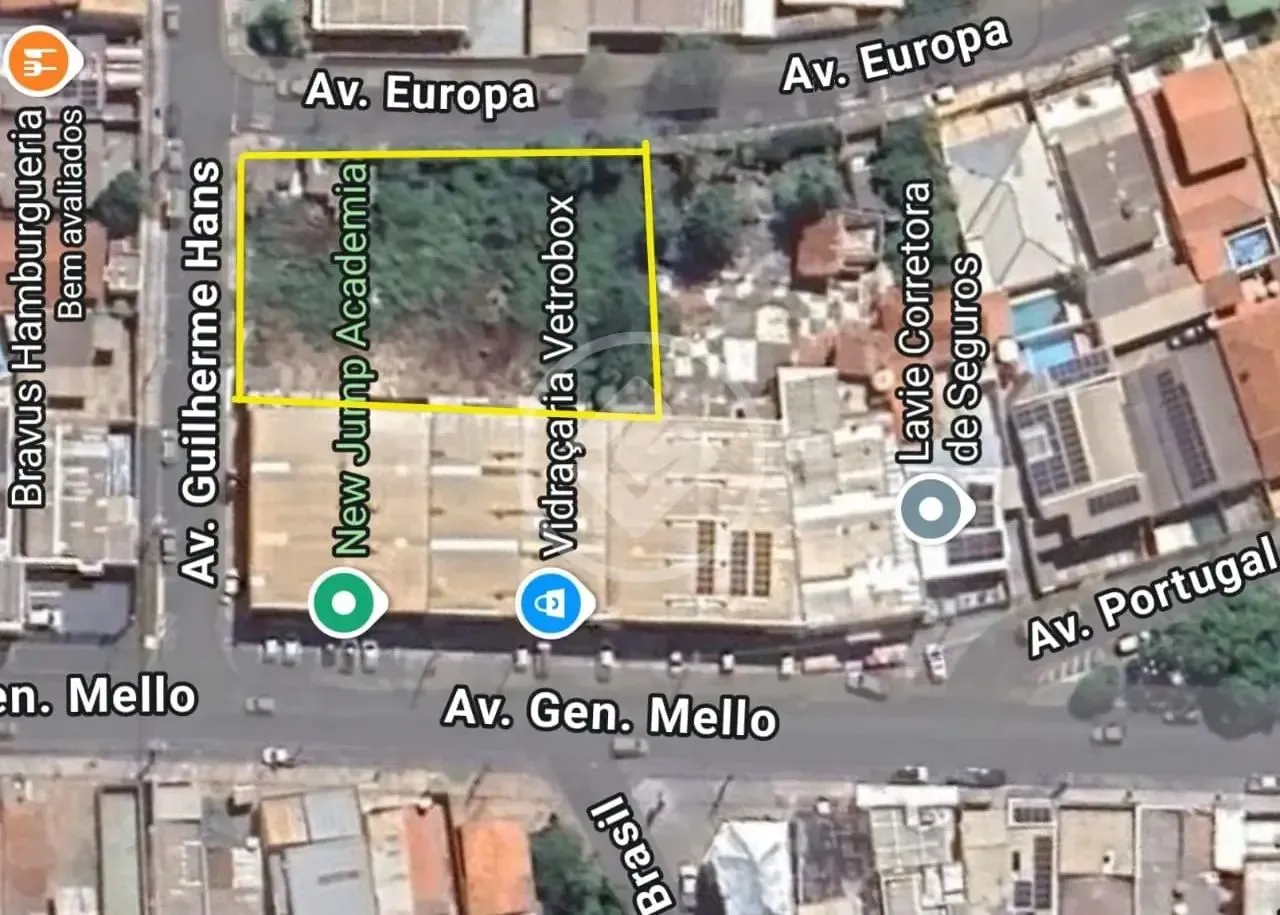 Excelente terreno comercial de 1.670m2 do lado do ICE , na esquina da Av. Guilherme Hans c