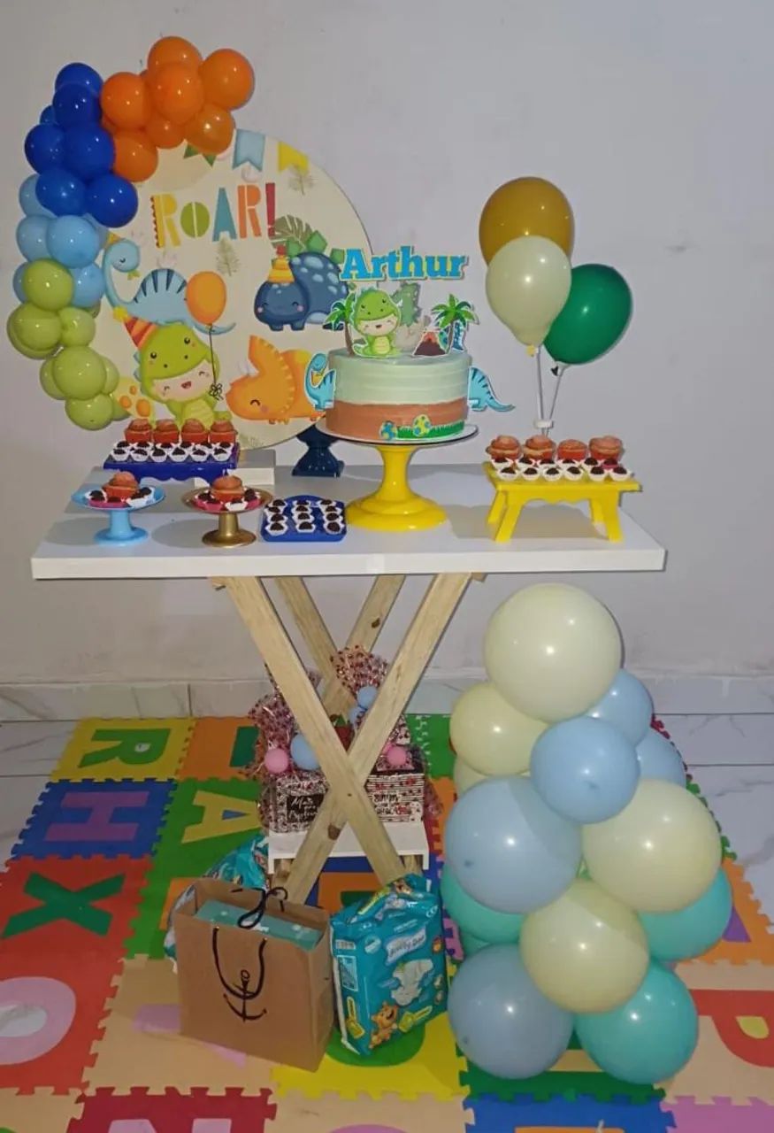 Kit Decoração Festa Stitch e outros  alugueis de painéis e mesas - Foto 4