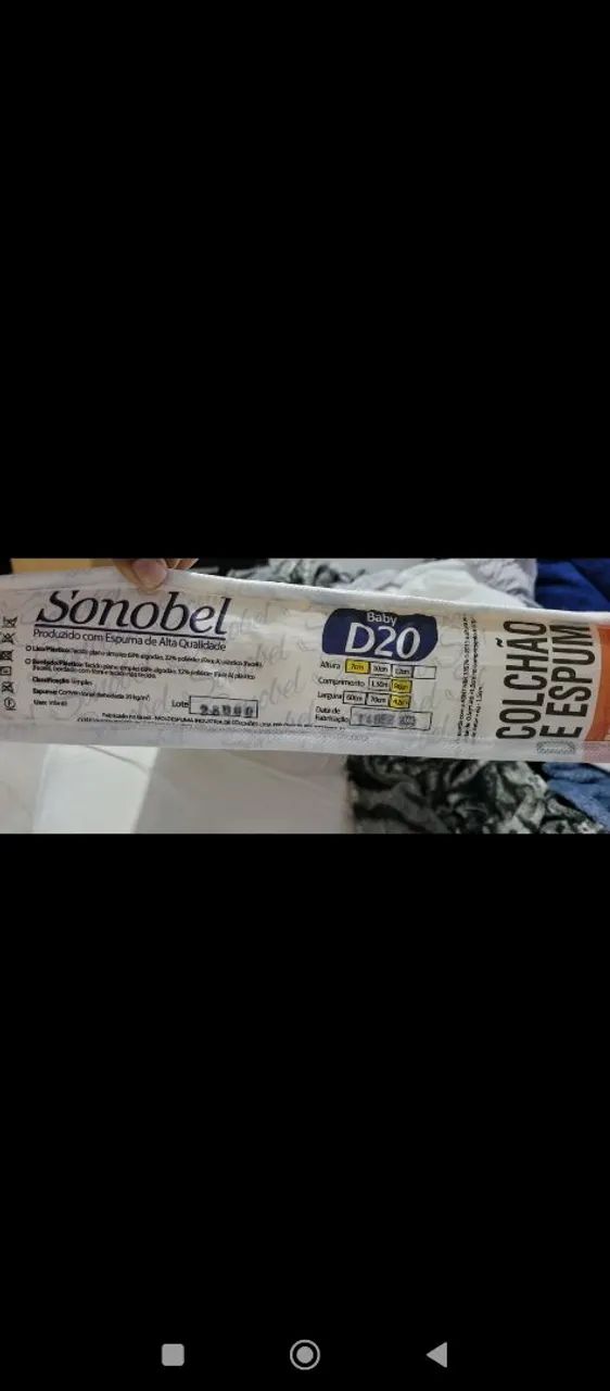 Berço infantil + Colchão 