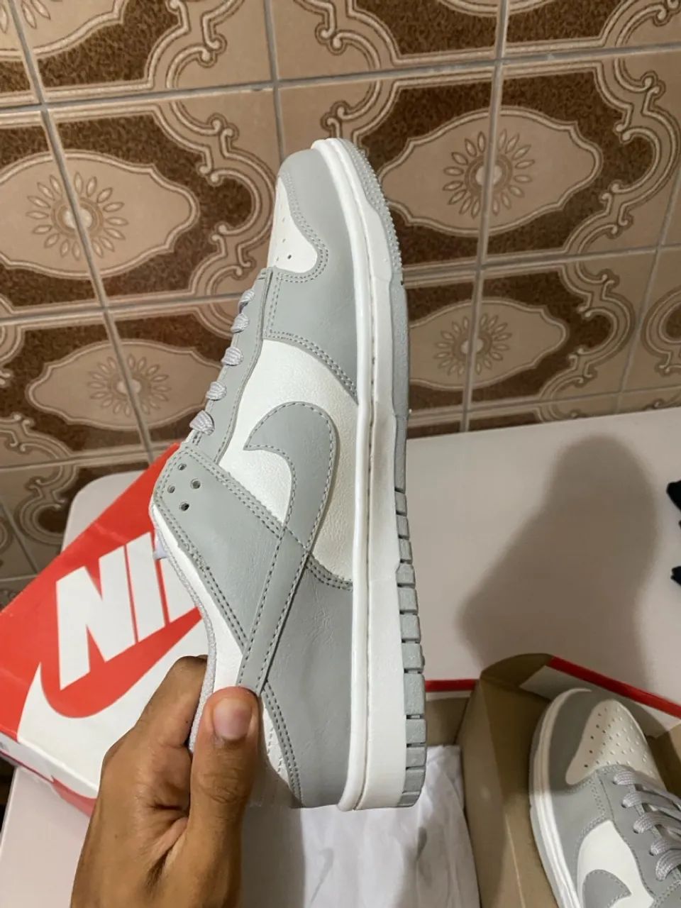 Nike Dunk Low - CINZA E MARROM ( Faço os dois pares por 340$ ) - Foto 5