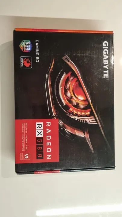 Placa de vídeo Radeon RX 580 gigabyte gaming 8g - Foto 3