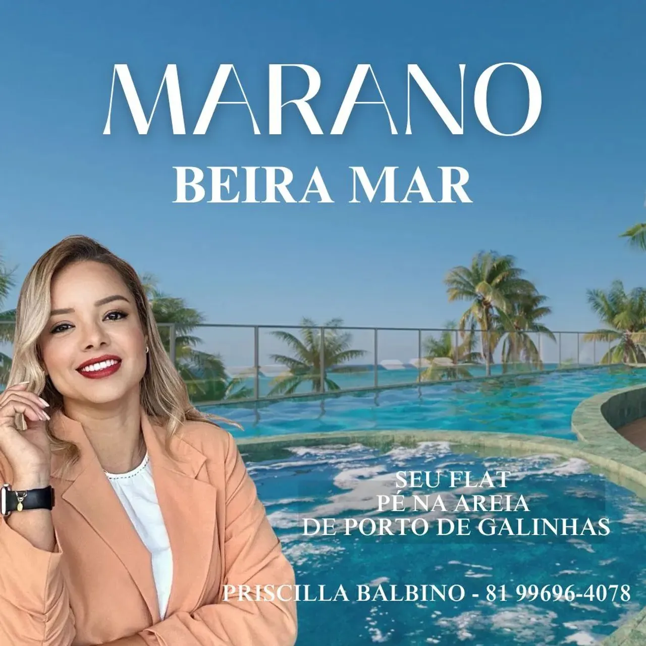 Flats em Porto de Galinhas - Beira Mar | Marano | Lazer Completo e Alta Rentabilidade