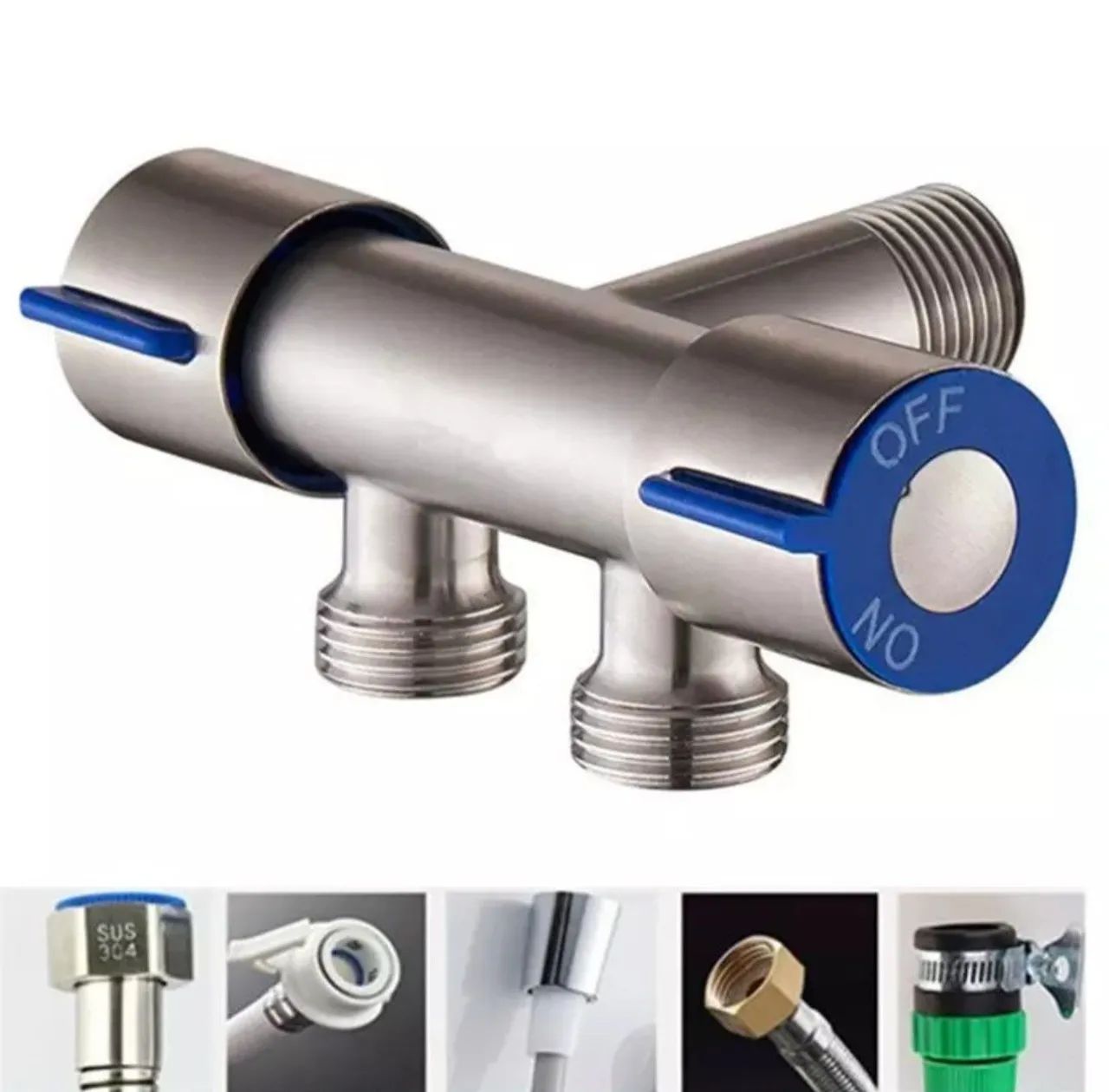 Glass Shower Valve with Two Outlets64750512972034122